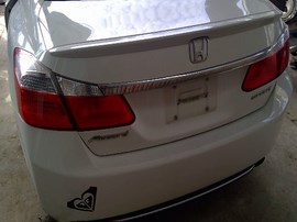 2014 HONDA ACCORD, WHITE, SPORT, 2.4L, AT.  A25068